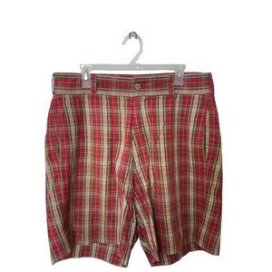 Vintage Polo Sports‎ Sportsman Ralph Lauren Plaid Multicolor Plaid Shorts…